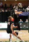 Wasilla's Rylee Pitney keeps play alive during a win over East. Bruce Eggleston/matsusports.net