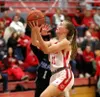 Wasilla's Savannah Kroon drives to the basket during a win over Palmer. Bruce Eggleston/matsusports.net