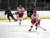 Wasilla's Branson Starheim moves the puck up the ice during a 3-1 win over South Anchorage. Bruce Eggleston/matsusports.net