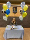 Mary Beth Latta signed her National Letter of Intent to play college women’s soccer at Truett McConnell University in Georgia. Courtesy photo