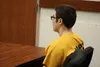 Austin Barrett sits through a status hearing at the Palmer Courthouse Wednesday, Jan. 22. Jacob Mann/Frontiersman