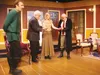 Ted Carney plays Prince Bounine; Steve O’Brien plays Chernov; Birgit Hietala plays Anna (Anastasia); and Thomas G. Jacobs plays Petrovin in Valley Performing Arts production of 'Anastasia,' w