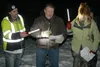 John Green (middle) started the candlelight vigil three years ago to honor his daughter Kellsie’s life along with the more than 200 lives lost to addiction. Vice president of Fallen Up Minist
