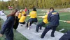 JROTC cadets compete in a a Tug-of-War competition at Wasilla High School. Jacob Mann/Frontiersman