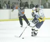 ROBERT DeBERRY/Frontiersman Avalanche forward Logan Rounds moves
the puck up the ice during a two-game sweep of the Fairbanks Ice
Dogs last weekend.