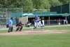 Pioneers outfielder Adam Smithers swings at a pitch on June 27 Tim Rockey / Frontiersman