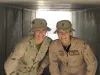 Hunkering down in a bunker? Can't hide that beauty, even in
desert gear!