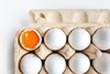 The color of an egg yolk varies depending on the hen's diet.