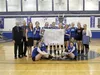 The Palmer High volleyball team pose after winning the Northern Lights Conference championship in 2014. It was the sixth title for former head coach Steve Reynolds (pictured at far left). Jay