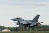 A U.S. Air Force F-16 Fighting Falcon, assigned with Eglin Air Force Base, Fla., takes off during Exercise Northern Edge, May 14, 2019, Joint Base Elmendorf-Richardson, Alaska. More than 25 u