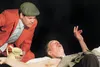 Johnny Hooker, played by DJ Rotach, and Henry Gondorff, played by Larry Bottjen, meet for the first time in the Valley Performing Arts production of ‘The Sting.’ The comedy, directed by Garry