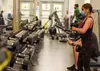 Kimberly Laureano, wife of U.S. Army Staff Sgt. Roman Duran, lifts 20-pound free weights at the Buckner Fitness Center on Joint Base Elmendorf-Richardson, Alaska, Dec 14, 2020. In addition to