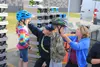 Bike Rodeo Helmet sizing.