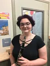 Lyra Eddings stands ready her clarinet during the All Northwest Music Festival held in Seattle on Feb. 15-20. Eddings was chosen for the elite music festival that featured outstanding music s