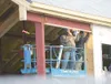 ROBERT DeBERRY/Frontiersman Construction is progressing on a
more than $5 million, 15,000-square-foot addition to the Palmer
Courthouse. The upgrade and expansion at the facility is expected
