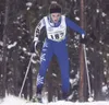 Palmer's Darby Salmon climbs a hill while tackling the
5-kilometer course during the ASAA State High School Cross Country
Skiing Championships girls individual interval start classic
techniqu