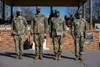 U.S. Army Sgt. Tyrel Trainor and Spc. Anchor Jennison of the 4th Infantry Division, are awarded the Meritorious Service Medal for finishing in 1st place during the 2021 Command Sgt. Maj. Jack