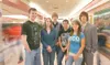 ROBERT DeBERRY/Frontiersman From left are Colony High School
seniors Tim Jaronik, Bethany John, Bob Wise, Tara Murray, Liz Alter
and Jonathan Mastroyanis. All of which are hoping to use the
W