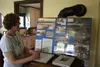Colony Museum curator and colony kid, Barb Thomas, talks about Palmer’s history. photos by Jacob Mann/Frontiersman