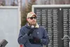 Josh Nestler speaks at the Veterans Day ceremony in Wasilla