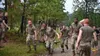 An image from a recent Army video shows recruits starting training here to become cavalry scouts taking part in an event designed to instill teamwork and attention to detail on their first da