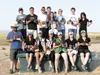Members of the Grouse Ridge Rangers shooting team display nearly 50 trophies won after the Scholastic Clay Target Program regional championships in Cody, Wyo., late last month. Pictured are (