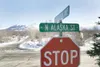 ROBERT DeBERRY/Frontiersman The city of Palmer has declared an
emergency due to a leaky water main underneath the intersection of
West Dolphin Avenue and North Alaska Street.