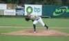 Mat-Su starter Connor Higgins fires a pitch during a 4-1 Alaska Baseball League playoff win over the Anchorage Bucs. Mat-Su will face the Peninsula Oilers in the Alaska Baseball League Top of