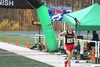 Wasilla's Landon Hayes crosses the finish line to win the Division I boys race at the Region III Championships Oct. 3 at Palmer High School. Tim Rockey/Frontiersman