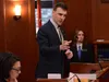 Sen. Forrest Dunbar, D-Anchorage, speaks in favor of Senate Bill 39, the payday loans bill, on Tuesday, April 15, 2025. James Brooks/Alaska Beacon