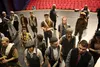 Newsies features a cast of 62 people, mostly children. Including the crew, there are about 100 total people involved in this production. Jacob Mann/Frontiersman