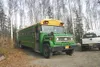 Submitted photo Mat-Su Valley youth in the Elevate Youth
Ministry from the church Valley Harvest and Church on the Rock, use
this newly repainted school bus. The retired school bus got a new
