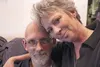 Cyndi and Leon Jernstrom sit for a photograph inside their Big Lake home. Leon was recently diagnosed with glioblastoma multiform stage IV cancer and a cyst in the brain. ROBERT DeBERRY/Front