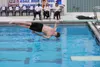Brayden Schachle prepares to hit the water as a sophomore during the state meet. This weekend, Schachle will be looking for his third straight state title during the ASAA/First National Bank 