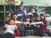 Teacher Sean Holland, back right, with his English language
class on March 11, the same day a 9.0 magnitude earthquake shook
Japan. (Courtesy of Sean Holland)
