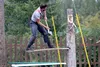 Fred Scheer’s Lumberjack Show features fast-paced outdoor games involving chainsaws, axes, lots of logs, and lots of laughter. Jacob Mann/Frontiersman