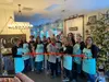 The AR Workplace Wasilla staff celebrated the store's ribbon cutting with Wasilla Mayor Glenda Ledford earlier this month. Courtesy photo