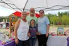 Cecilia Wisthoff, Tom Wisthoff, Veronica Wisthoff, and Rosie Reuter-Wisthoff stand at their family run booth at the Wasilla Farmers Market. Jacob Mann/Frontiersman