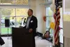 Palmer Community Foundation Advisory Board Chairman Mike Liebing addresses the crowd during the Annual Community Celebration. Jacob Mann/Frontiersman