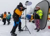 Behind the scenes of Jeff Schultz making his "Faces of the Iditarod" project at the Willow Airport on Saturday February 16, 2019. Photo by John Wallace Jeff Schultz