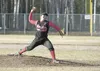 Former Houston standout Russell Ruta fires a pitch during the 2012 season. Ruta has committed to Simpson University in California to play baseball. ROBERT DEBERRY/Frontiersman