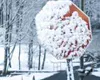 Stop signs covered with snow add to the perils of commuting and
winter driving in general. Frontiersman file photo.