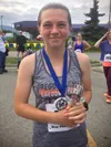 Allison VanPelt, who will run at Wasilla High in the fall, finished first in the women's class of the Bear Paw 5-K in Eagle River Saturday. Courtesy photo