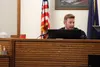 Palmer Judge Derek Koehler speaks during Chad Kaska's arraignment hearing. Jacob Mann/Frontiersman