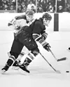 Palmer's Chris Carney and Wasilla's Trent Schachle battle for the puck during a 1989 game. Chris Carney scored the game-winning overtime goal to lead Palmer to a 4-3 win over Wasilla in the s