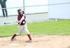 Tanner Bleau of Palmer Chiropractic makes contact with a pitch during an 11-10 win in the Colony Days Tournament. Tim Rockey/Frontiersman