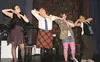 Railynn Nipper, Jessica Owens, Sarah Graffeo and Malena Showalter rehearse a musical number for Palmer High School’s production of ‘Alrighty Then: A ’90s Musical Review.’ The show, featuring 
