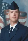 An official portrait of U.S. Air Force Chief Master Sgt. Edward Mueller, 673rd Logistics Readiness Group senior enlisted leader, as an Airman Basic in basic military training. Airman Keola Vi