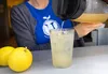 Holy basil lemonade