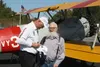 Darryl Fisher, Ageless Aviation Dreams Foundation founder/president and pilot returns from the sky with WWII veteran Walter Fergus’ Dream Flight at the Wasilla Airport. Jacob Mann/Frontiersma